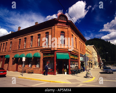 Wallace, Idaho, USA. Stockfoto