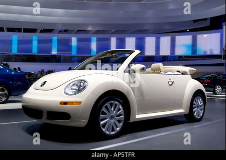 2008 Volkswagen Beetle Cabrio in 2008 North American International Auto Show in Detroit Michigan/USA Stockfoto