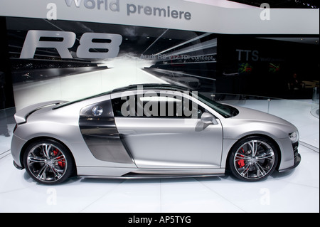 Audi R8 V12 TDI Concept Car auf der 2008 North American International Auto Show in Detroit Michigan/USA Stockfoto