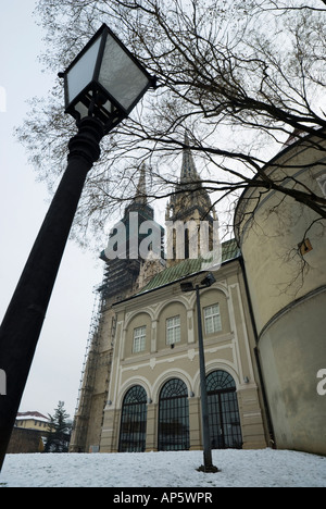 Kathedrale der Himmelfahrt der Jungfrau Maria.  Zagreb, Kroatien Stockfoto