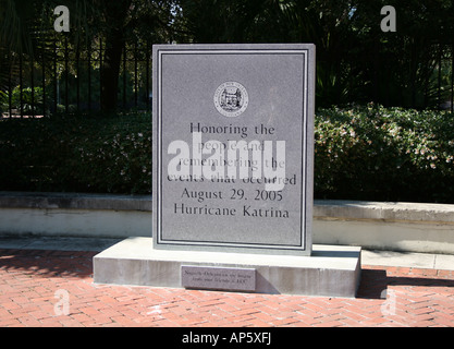 Hurrikan Katrina Memorial New Orleans November 2007 Stockfoto