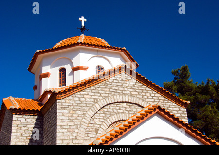 Eine kleine griechisch-orthodoxe Kirche im Egnatia nahe Kavala Griechenland Stockfoto