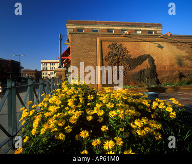 Haymarket Square in Lincoln, Nebraska Stockfoto