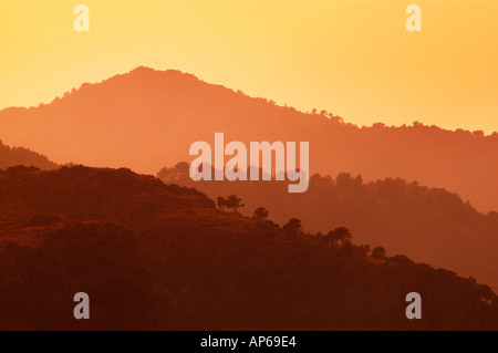 Spanien Mallorca Tramuntana-Gebirge Stockfoto