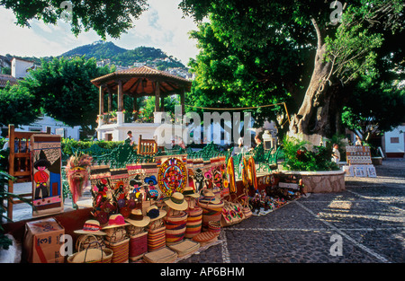 Souvenir-Shops in Puebla, Mexiko Stockfoto