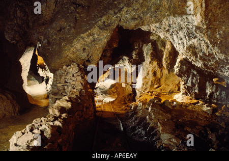 Clearwell Höhlen im Forest of Dean Stockfoto