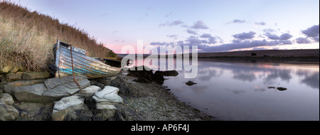 Die Flotte bei Sonnenuntergang, Dorset, Grafschaft, England, UK Stockfoto