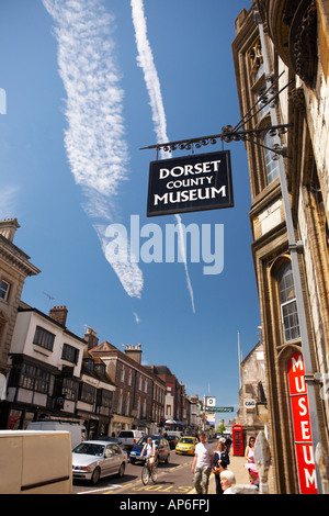 Hohen Weststraße im Dorchester Stadt Dorset county England UK dieses Foto wurde 22. Mai 2007 übernommen. Stockfoto