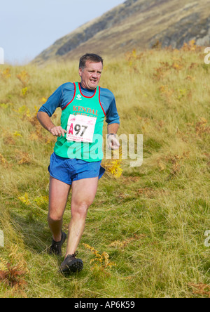 Hill, läuft in die Ochil Hügel hinter Alva, Clackmannanshire, Schottland Stockfoto