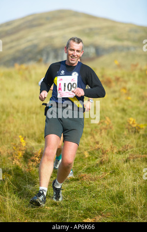 Hill, läuft in die Ochil Hügel hinter Alva, Clackmannanshire, Schottland Stockfoto