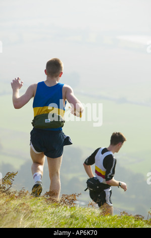 Hill, läuft in die Ochil Hügel hinter Alva, Clackmannanshire, Schottland Stockfoto