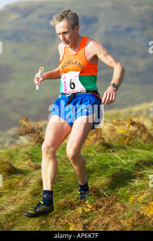 Hill, läuft in die Ochil Hügel hinter Alva, Clackmannanshire, Schottland Stockfoto