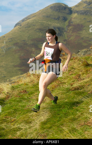 Hill, läuft in die Ochil Hügel hinter Alva, Clackmannanshire, Schottland Stockfoto