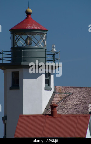 USA, Washington, Leuchtturm am Maury Insel Stockfoto