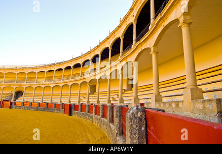 Ronda Bullring wurde 1572 von Felipe II. Gegründet. Calle Virgen de la Paz, 15, 29400 Ronda, Málaga, Spanien: Phillip Roberts Stockfoto