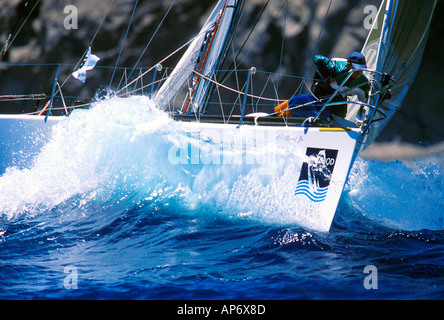 Yachten auf der Kenwood-Cup 2000 Stockfoto