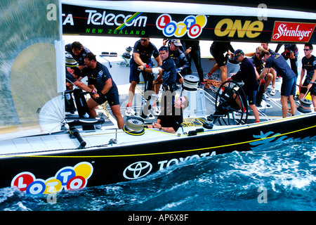 Yachten auf der Kenwood-Cup 2000 Stockfoto