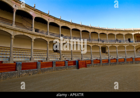 Ronda Bullring wurde 1572 von Felipe II. Gegründet. Calle Virgen de la Paz, 15, 29400 Ronda, Málaga, Spanien: Phillip Roberts Stockfoto