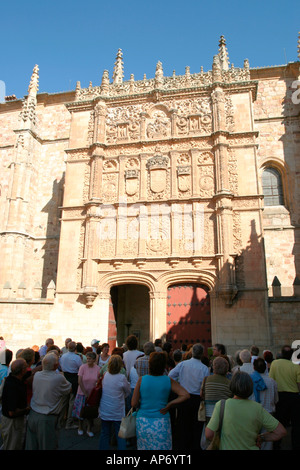 Patio de Escuelas, Universität, Salamanca, Spanien Stockfoto