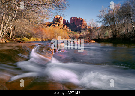 Red Rock Crossing Oak Creek Canyon Sedona Arizona Stockfoto