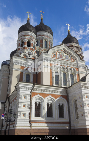 Alexander Nevsky Kathedrale Russisch-orthodoxe Kirche Toompea Hill Tallinn Estland baltischen Stockfoto