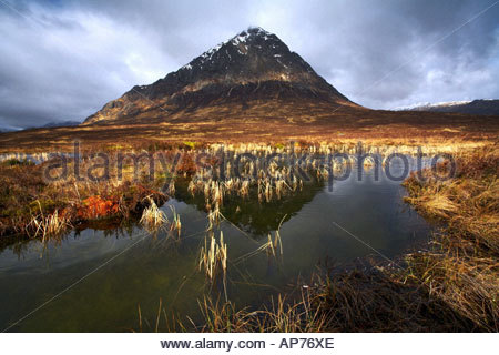 Stob Buachaille Etive Mor Dearg Glencoe, Schottland Stockfoto