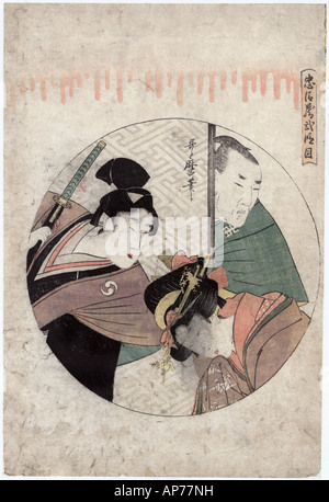 Nidanme, Japan zwischen 1799 und 1801 Stockfoto