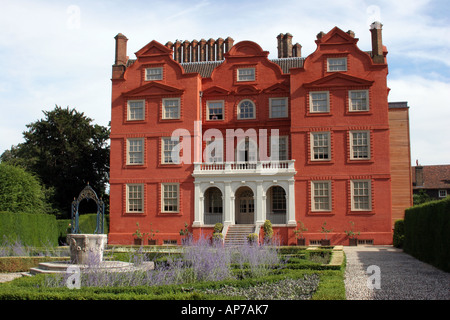 Kew Palace entnommen die Königin Garten in Kew Gardens, Surrey, London Stockfoto