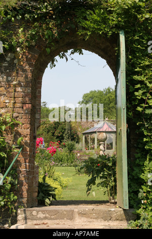 Der ummauerte Garten in Hartland Abbey in North West Devon Stockfoto