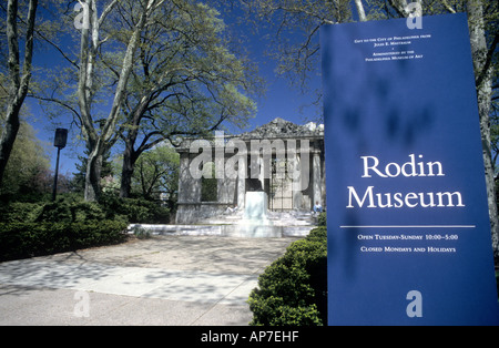 Rodin-Museum in Philadelphia USA Stockfoto