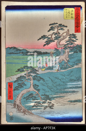 Chiryu, Japan ca. 1855 Stockfoto