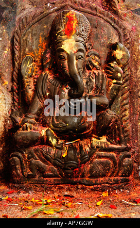Statue von Ganesh Bhagawan, Gott, Glück, Glück und Reisen Stockfoto