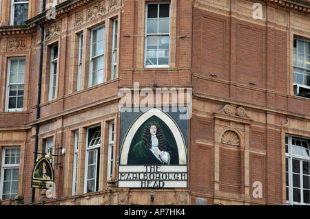 Marlborough Head North Audley Street London UK Stockfoto