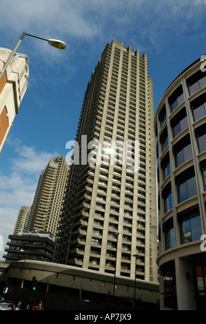 Die Barbakane in der City of London-UK Stockfoto