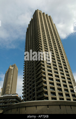 Die Barbakane in der City of London-UK Stockfoto