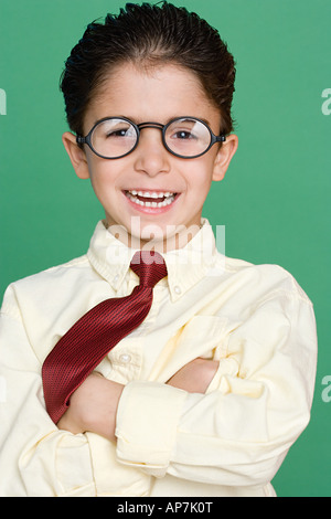 Junge Brille Stockfoto