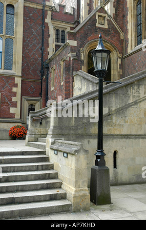 Treppe zum großen Saal und Bibliothek Lincoln Inn Holborn London England Stockfoto