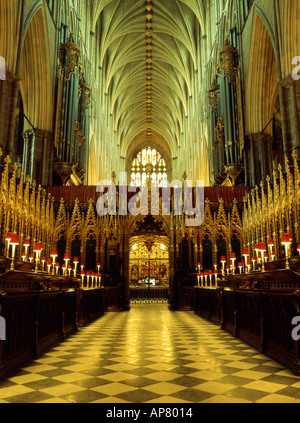 London-Westminster Abbey Choir Stockfoto