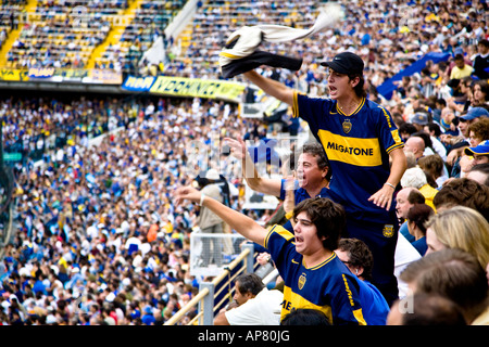 Boca Juniors wild Anhänger Stockfoto