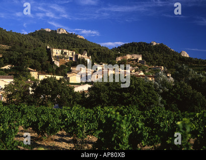 Weingut Gigondas und Dentelles de Montmirail Vaucluse Provence Frankreich Stockfoto