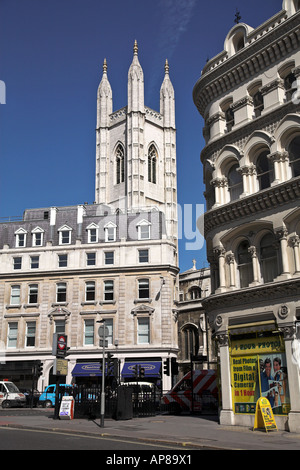 Kirche St Mary Aldermary in der City of London Stockfoto