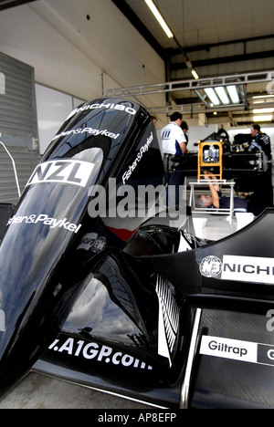 New Zealand A1 GP Team A1 GP Tour Saison starten beim Silverstone Rennen verfolgen Vereinigtes Königreich Dienstag, 28. August 2007 Stockfoto