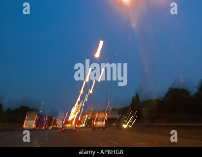 M1 Autobahn Leicestershire England UK Stockfoto