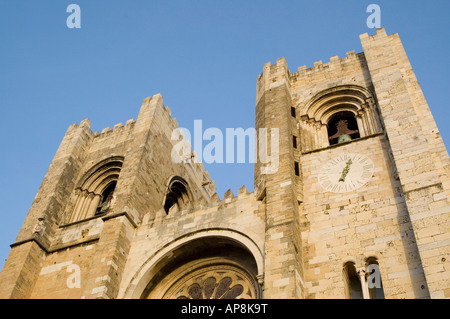 die Santa Maria Maior de Lisboa oder Sé de Lisboa, die Kathedrale von Lissabon Stockfoto