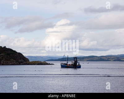 Loch Fyne Fischerboot in Tarbert Argyll, Schottland Stockfoto