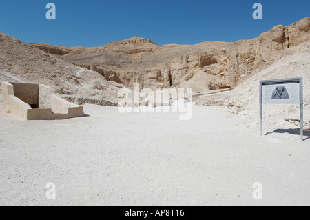 Tal der Könige, Luxor, Ägypten Stockfoto