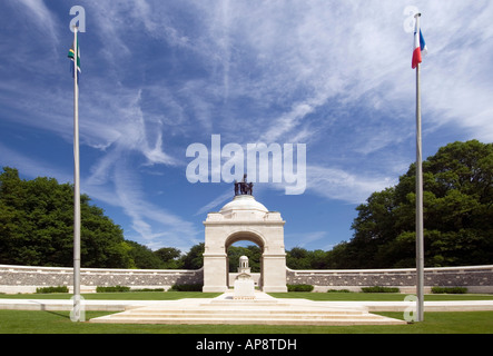 Die südafrikanische ww1 Memorial im Delville Wood an der Somme Frankreich Stockfoto