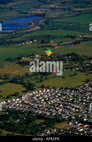 Heißluft-Ballonfahrt, Heissluftballon, Ballonfahrt, Ballonfahrer, Ballonfahren, Luftschiffer, in der Nähe von Windsor und Santa Rosa, Sonoma County, Kalifornien Stockfoto