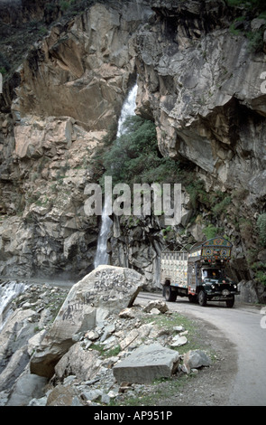 Silk Route Kirgisistan Naryn Tal Felsen Stockfoto