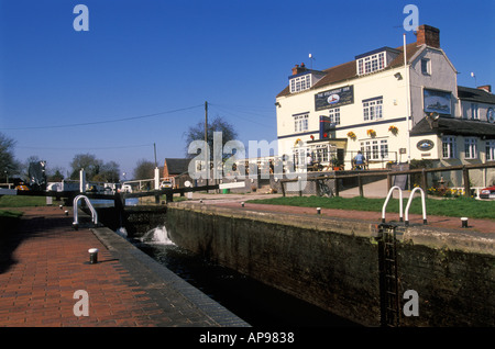 Erewash Canal bei Trent Lock Sawley in der Nähe von Long Eaton Derbyshire England GB UK EU Europa Stockfoto